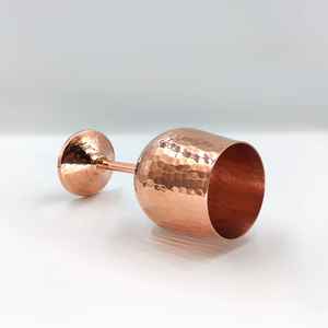 Copa de Vino Personalizada de Cobre y Acero con Diseño Moderno de Haxagon International, 100 ml, Estilo Rústico, Decorativa para el Hogar, Hotel o Fiestas - Product Image 6