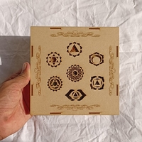 Ensemble de sept chakras CAMBAY ART de qualité supérieure, style Feng Shui, cristal poli, Reiki, taille personnalisée, boîte cadeau, entreprise