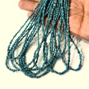 เพชรบลูธรรมชาติ 3-3.5 มม. แบบดิบ ไม่เจียระไน รูปทรงหยดน้ำ สำหรับทำเครื่องประดับ ราคาขายส่ง - Product Image 4