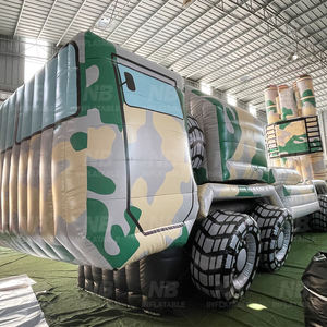 Véhicule d'artillerie gonflable géant, accessoire d'événement thématique, affichage accrocheur pour les festivals et les salons professionnels - Product Image 5