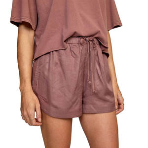 Pantalones cortos informales de cintura alta para mujer superventas, característica transpirable de estilo veraniego, suministro directo de fábrica en línea - Product Image 4