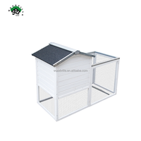 Cage à lapins d'extérieur à deux étages en bois avec enclos pour lapins