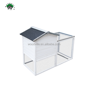 <span class=keywords><strong>Cage</strong></span> pour lapin d'arrière-cour Clapier à lapin en bois à deux étages avec <span class=keywords><strong>cage</strong></span> de course - Product Image 2