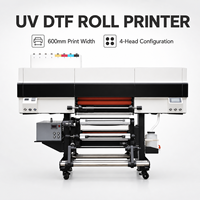 Impresora UV DTF Industrial de 60 cm con 4 cabezales I3200 |   Impresión Digital con Lámina Dorada para Embalaje en Sustratos Rígidos y Flexibles