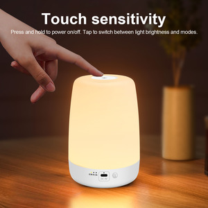 Lámpara de Terapia Roja Recargable para Dormir, 670nm, Temporizadores Personalizables, Memoria, Táctil, Alivio del Insomnio, Relajación Profunda, Luz Nocturna - Product Image 2