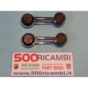 Maniglie Interne Originali Fiat 500 L Coppia Cromate Generiche per Alzavetro - Product Image 1