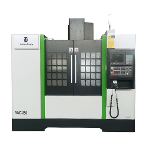 เครื่องกัดซีเอ็นซีแบบแกนทรี่ UnionTech Vmc550 Vmc650 Vmc850 สำหรับ<span class=keywords><strong>งาน</strong></span>โลหะ 3 <span class=keywords><strong>แกน</strong></span> ระบบควบคุม GSK อัตโนมัติ - Product Image 2