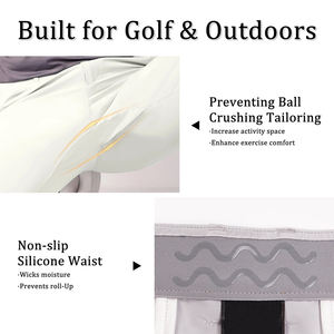 Pakistan fabricants hommes coupe classique pantalon de golf extensible dans les quatre sens couleur blanche coupe ajustée séchage rapide pantalon de golf été - Product Image 4