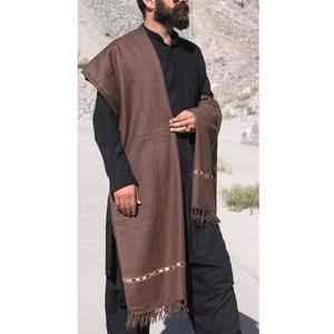 Men Wool <b>Shawl</b> Winter Traditional Soft Warm Breathable 300g Solid Color <b>Wrap</b> for Casual Office Use - Product Image 1