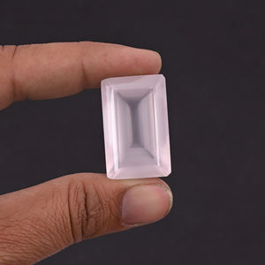 Cuarzo Rosa natural de calidad AA 30X20MM Rectángulo Corte normal 83.35CTS 1 pieza Piedra preciosa suelta para la fabricación de joyas - Product Image 5