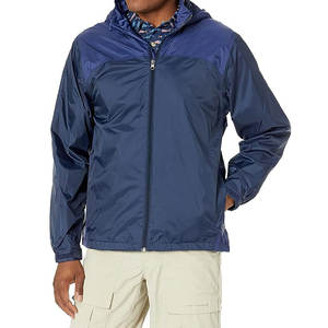 Ropa deportiva con cremallera para hombre, chaqueta de lluvia para exteriores, fabricación de fábrica, chaqueta de lluvia cómoda para hombre, totalmente personalizada 2025 - Product Image 1