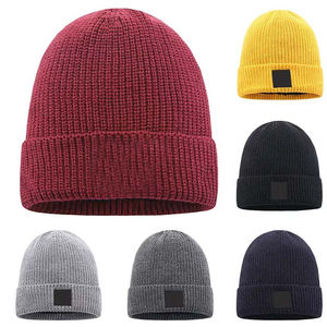 Soft Outdoor Knit Beanie for Daily <b>Walking</b> Warm Winter Casual Street Style Unisex 100% Acrylic Common Fabric Adjustable Fit - Product Image 6