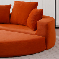 Nouveau Canapé-lit Extensible 3 Places en Tissu, Design Moderne, Écologique, pour Salon, Chambre et Hôtel, Faible Volume, Modèle 2026