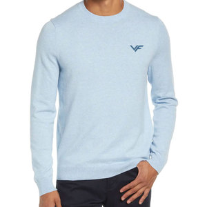 Produit le plus vendu : Sweat-shirts légers pour hommes, adaptés aux journées froides et aux looks superposés, en coton mélangé basique. - Product Image 1
