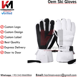 Gants de travail et de ski en cuir de qualité supérieure Technologie d'isolation thermique avancée Chaleur maximale Durabilité Grandes tailles - Product Image 3