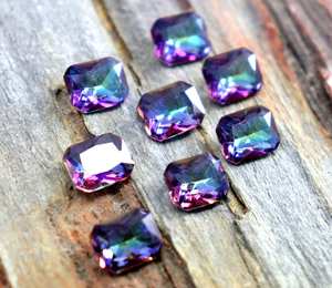 Hermosa piedra de Alejandrita que cambia de Color 7mm corte esmeralda piedra preciosa de Alejandrita Natural certificada calidad superior nueva piedra preciosa suelta - Product Image 2