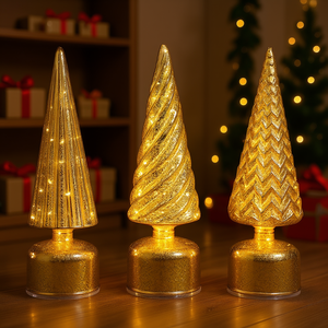 MicroLED Assorted Christmas <b>Tree</b> Ornament 480518 (31cm) for General Trade - Product Image 3