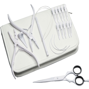 Kit de Herramientas para Extensiones de Cabello Humano, Juego de Alicates para Abalorios Todo en Uno de Primera Calidad, Acero Inoxidable, Kit Completo para Extensiones de Cabello - Product Image 3