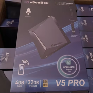 Auténtica Caja de TV Android VSEE-BOX V5 PRO con Resolución 6K, Procesador de Cuatro Núcleos y Función Time Stop, Venta al Por Mayor - Product Image 1