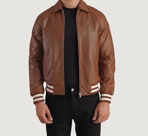 Chaqueta universitaria Letterman bordada personalizada de primera calidad para hombre Ajuste perfecto con cierre de cremallera para chaqueta Bulls Chicago - Product Image 3