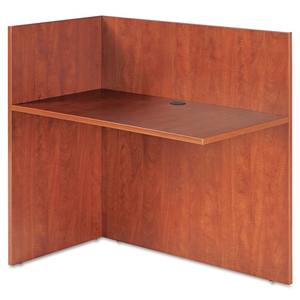 Alera ALEVA324424MC Valencia Reversible Reception Return 44,13 pouces. X 23,63 pouces X 41,5 pouces Meubles de bureau durables en bois de cerisier moyen - Product Image 1