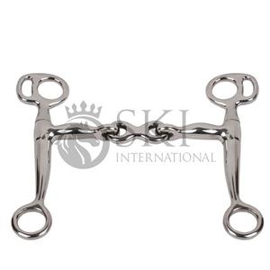 Nouveau personnalisé en acier inoxydable Double Joint French Link Snaffle Bit Western Bit OEM équitation produits de Offre Spéciale - Product Image 2