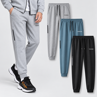 Pantalon de survêtement personnalisé 100 % coton pour homme, coupe ajustée, longueur intégrale, avec cordon de serrage à la taille, vierge, fournisseur en gros pour marques