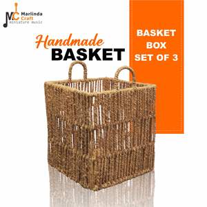 Cesta de Fibra de Coco Artesanal - Product Image 1