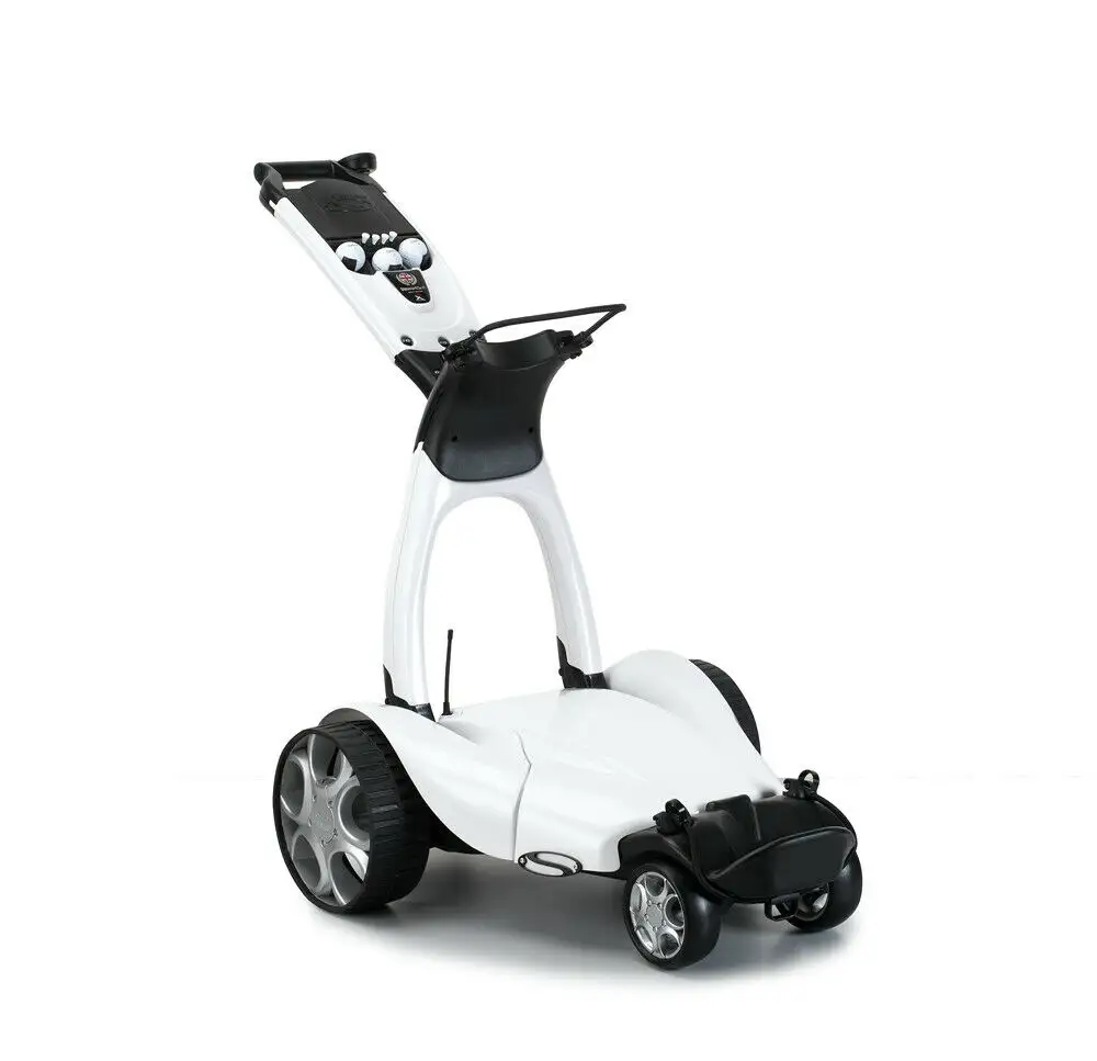 Il miglior prezzo conveniente nuovi Stewarts Golf X9 seguono il carrello elettrico con telecomando e batteria Extra accessori completi