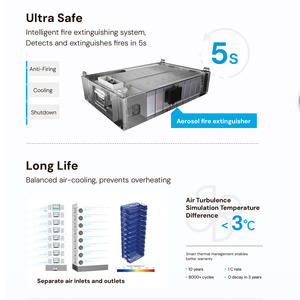 Batteria Dyness 15kWh/76kWh Impilabile LiFePO4 51.2V 100Ah Modulo Batteria 8000 Cicli per Batteria Solare Domestica agli Ioni di Litio - Product Image 4