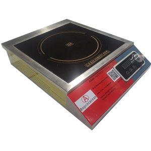 Contrôle de température réglable de cuisinière à induction simple en acier inoxydable à dessus plat électrique pour un usage commercial domestique pour les hôtels - Product Image 2