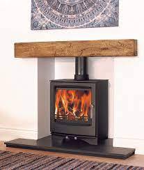 Cheminée autoportante en fonte au design moderne Poêle à granulés de bois avec télécommande Produit promotionnel - Product Image 4