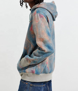 High Quality Fleece 100% <b>Combed</b> Cotton Custom LOGO Sweatshirts Oversized Fashionable Unisex Plain Hoodie - Product Image 2