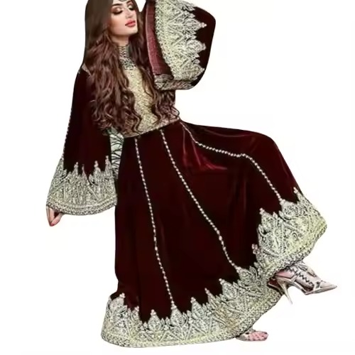 Wholesale Long Sleeve Maroon Dress Breathable Polyester Material | Alibaba.com Wholesale Long Sleeve Maroon Dress Breathable Polyester Material | Alibaba.com