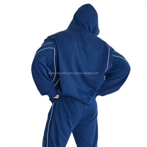 ชุดกีฬาฤดูหนาวแบบปกติของผู้ชายชุดวอร์มสะท้อนแสง3เมตรชุดวอร์มวัสดุขนแกะเป็นมิตรกับสิ่งแวดล้อมขนาดพิเศษ - Product Image 2