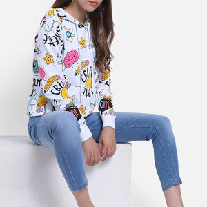 เสื้อฮู้ดพิมพ์ลายสำหรับผู้หญิงเสื้อผ้าไซส์ใหญ่พิเศษ - Product Image 4