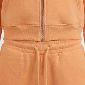 Conjunto Deportivo de Invierno Personalizable para Mujer, Sudadera con Capucha y Cremallera, 2 Piezas, 100% Algodón, Felpa Premium, Ropa Deportiva para Gimnasio y Fitness - Product Image 5