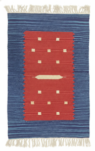 Alfombra de Felpa de Algodón Tejido, Reversible, Lavable a Máquina, Diseño Moderno, Rectangular, para Hogar, Camping, Viajes y Ejercicio - Product Image 3