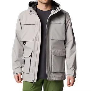 Vestes de sport personnalisées, veste de pluie imperméable légère pour homme, softshell imperméable, veste de pluie d'extérieur pour homme - Product Image 1