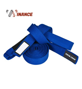 Ceinture Bjj Arts Martiaux Jiu Jitsu Ceintures 100% Coton sur mesure Ceinture de Jiu Jitsu Brésilien - Product Image 2