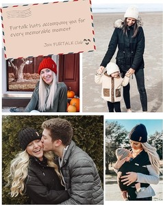 Gorro de punto acanalado a cuadros personalizado para adultos unisex 100% acrílico color personalizado y logotipo a la venta - Product Image 6