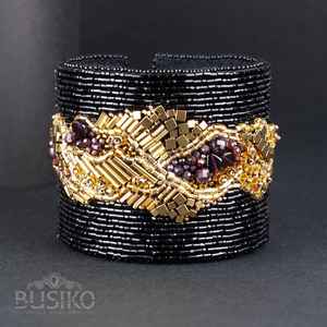 Brazalete de abeja con cuentas hecho a mano-Brazalete para mujeres y niñas - Product Image 1