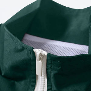 Chaqueta Cortavientos Ligera con Cremallera, Chaqueta Anorak de Béisbol, Bloques de Color, Manga Larga, para Correr al Aire Libre, Resistente al Viento - Product Image 2