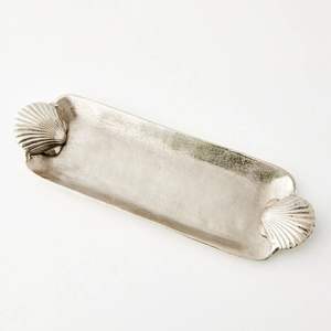 Bandeja de servicio de diseño moderno de aluminio de alta calidad para cenas, fiestas, restaurantes, cocinas caseras, uso de mesa - Product Image 1