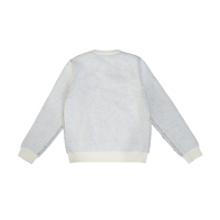 Pull en molleton à col rond personnalisé de bonne qualité, motif personnalisé, pull fait main, design personnalisé pour fille