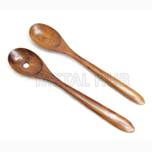 Luxury Sustainable <b>Wooden</b> <b>Salad</b> <b>Server</b> Set Elegant Eco-Friendly Flatware for Occasions and Giveaways - Product Image 4