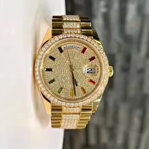 Reloj de diamantes Mossinate personalizado de lujo para hombres Iced Out Moissanite Bust Down Hip Hop Jewelry Watch Iced Out Watch a bajo precio - Product Image 6