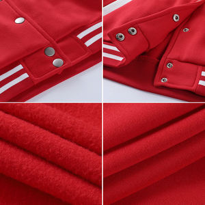 Chaqueta de bombardero recortada para mujer, ropa de calle de moda, abrigo corto de béisbol con letras, logotipo personalizado - Product Image 3