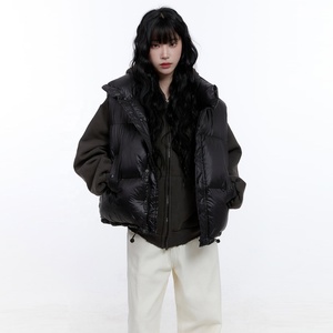 Chaleco bombardero acolchado aislado elegante protección contra el frío urbano ligero transpirable a prueba de viento para uso diario - Product Image 2