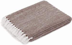 Eco Friendly Natural Fiber Cotton Linen or Wool Blankets <b>Throws</b> and Foutas of <b>Indian</b> Origin Cost Effective Products - Product Image 5